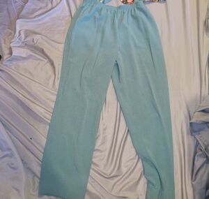 EUC Women's Teal Elastic Waist Pants 12